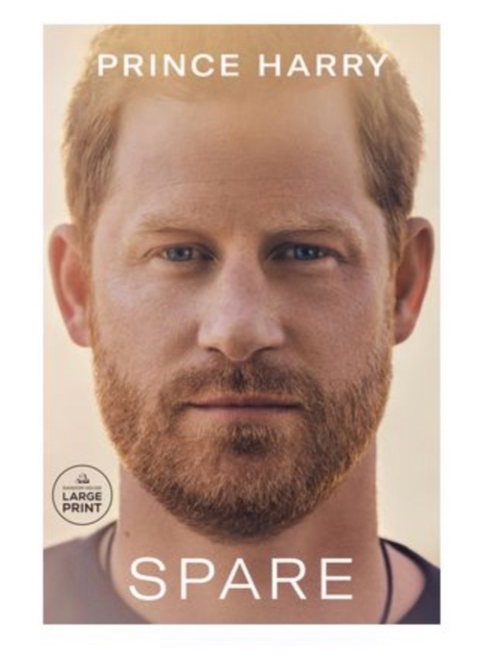 Prince Harry “Spare” Paperback Book